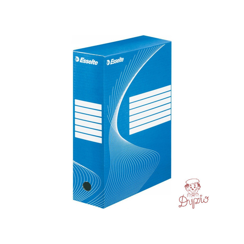 Pudło archiwizacyjne na dokumenty 100mm Standard niebieskie 128421 ESSELTE