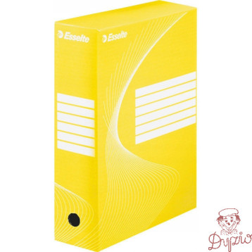 Pudło archiwizacyjne na dokumenty 100mm Standard żółte 128423 ESSELTE