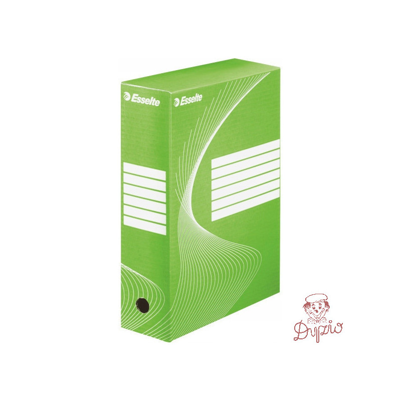 Pudło archiwizacyjne na dokumenty 100mm Standard zielone 128424 ESSELTE