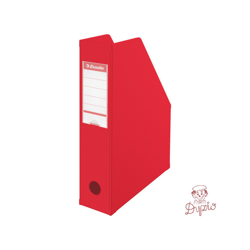 Pojemnik składany A4 70mm czerwony ESSELTE PVC 56003