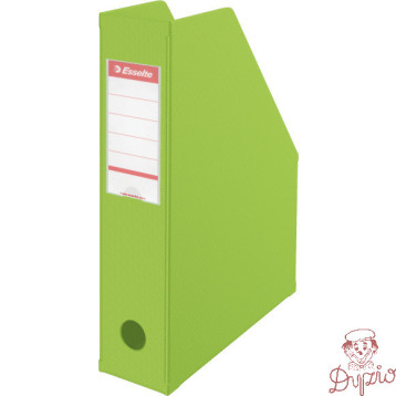 Pojemnik składany A4 70mm zielony ESSELTE PVC 56006
