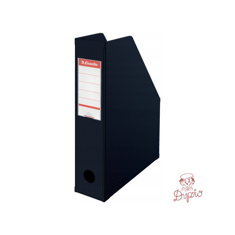 Pojemnik składany A4 70mm czarny ESSELTE PVC 56007
