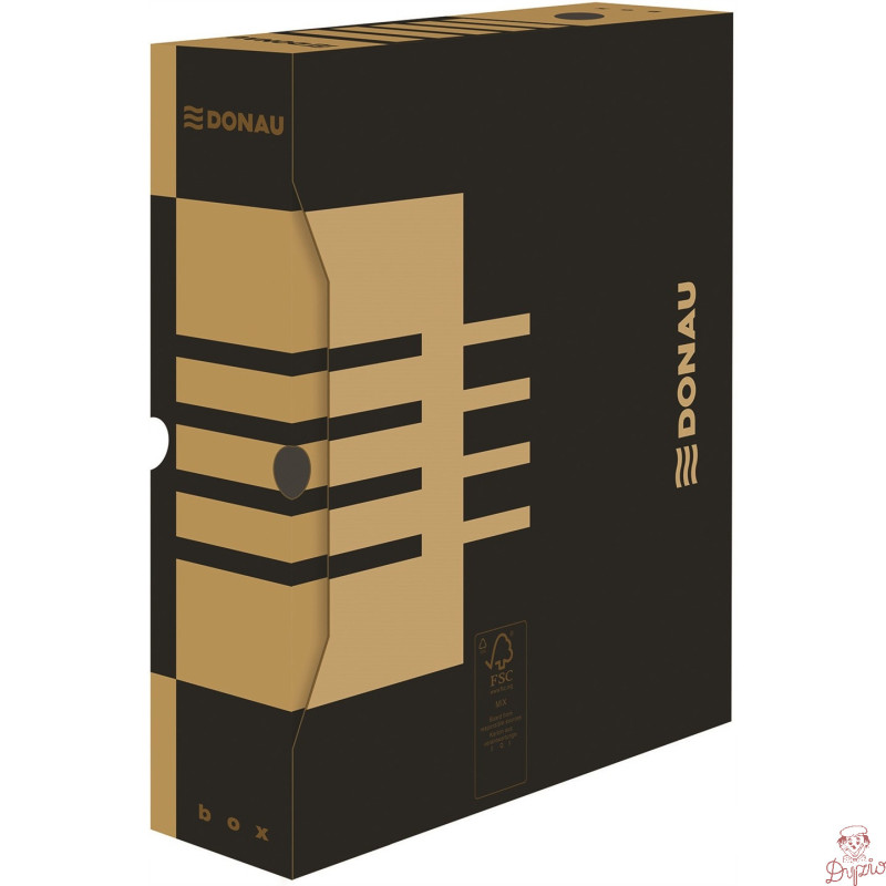 Pudło archiwizacyjne 80mm/A4 brązowe 7660301-02 DONAU