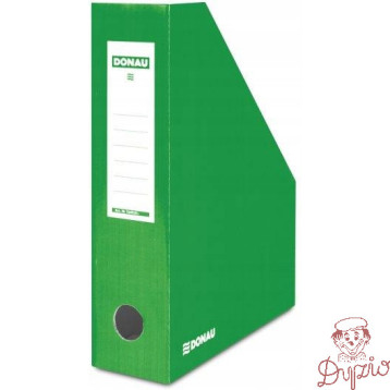 Pojemnik na dokumenty,ścięty A4/80mm zielony 7649201-06 DONAU