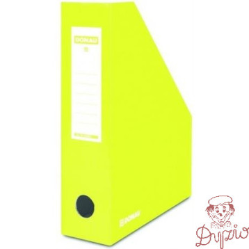 Pojemnik na dokumenty,ścięty A4/80mm żółty 7649201-11 DONAU