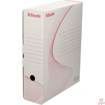Pudło archiwizacyjne na segregator 345x90x295mm białe ESSELTE 10024