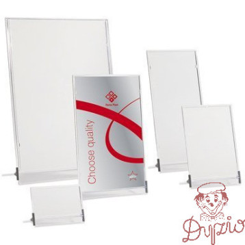 Tabliczka stojąca jednostronna 11x15cm 0403-0006-00 PANTA PLAST