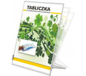 Tabliczka stojąca jednostronna 15x23cm 0403-0008-00 PANTA PLAST