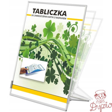 Tabliczka stojąca jednostronna 15x23cm 0403-0008-00 PANTA PLAST