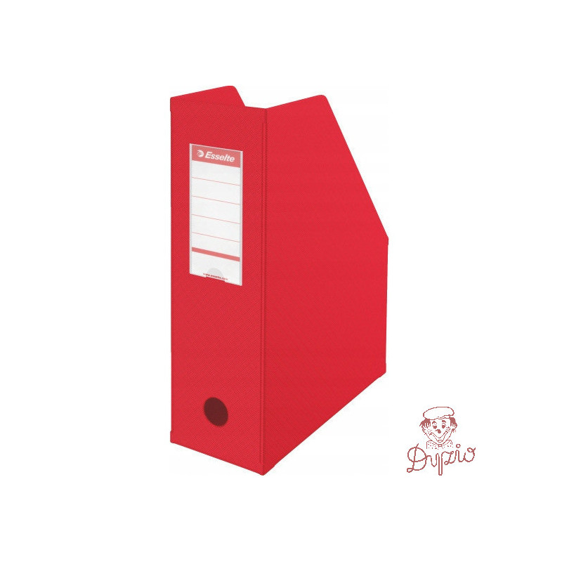 Pojemnik składany A4 100mm czerwony ESSELTE PVC 56073