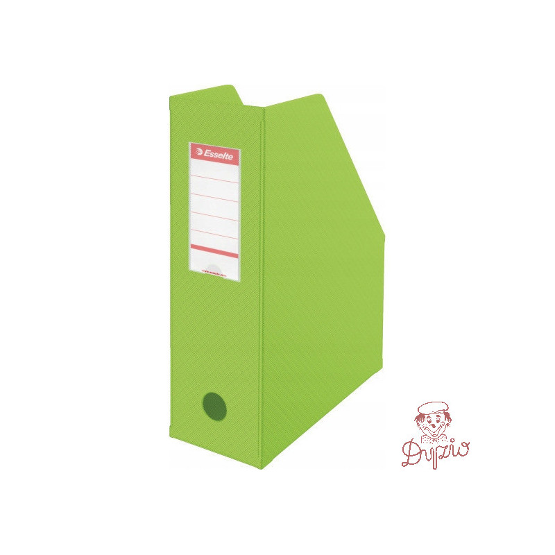Pojemnik składany A4 100mm zielony ESSELTE PVC 56076