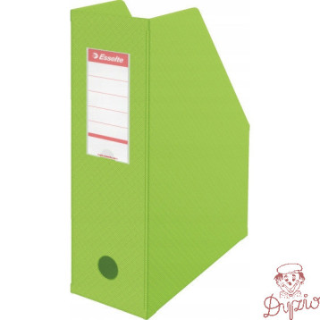 Pojemnik składany A4 100mm zielony ESSELTE PVC 56076