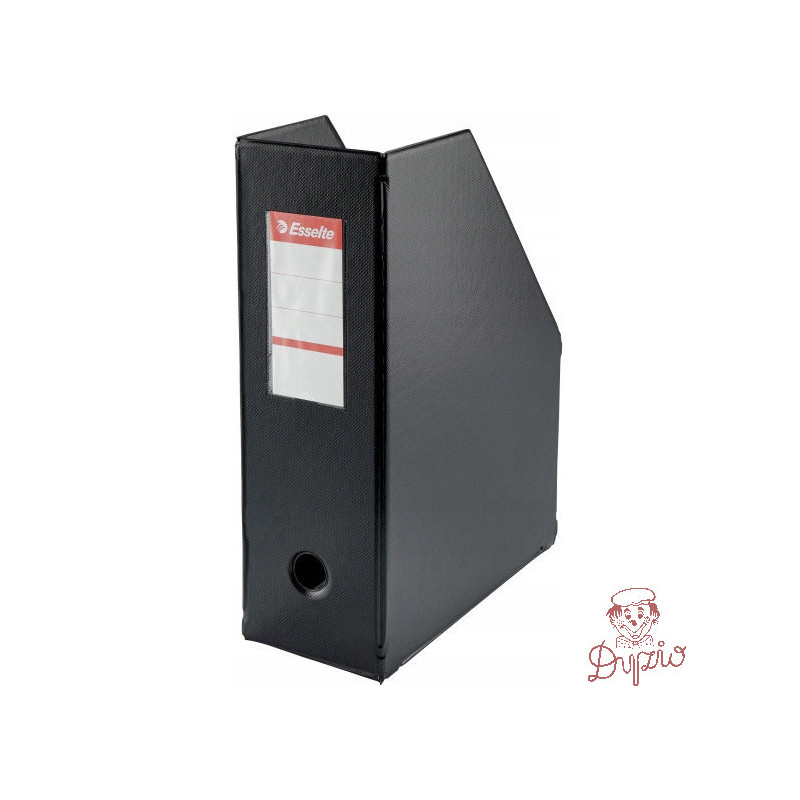 Pojemnik składany A4 100mm czarny ESSELTE PVC 56077