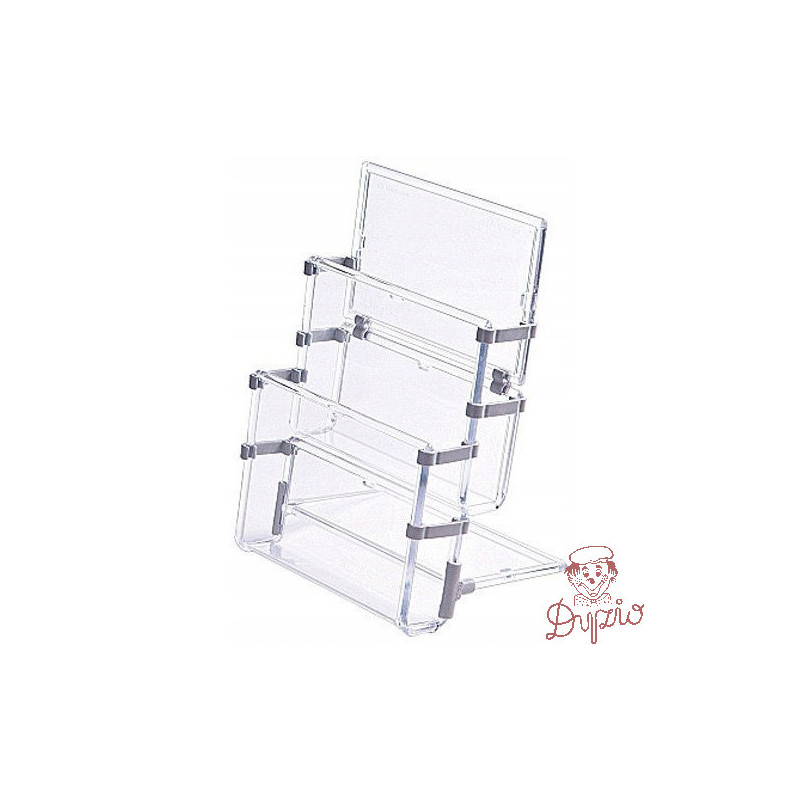 Stojak na ulotki A6 dwie kieszenie 0403-0016-00 PANTA PLAST