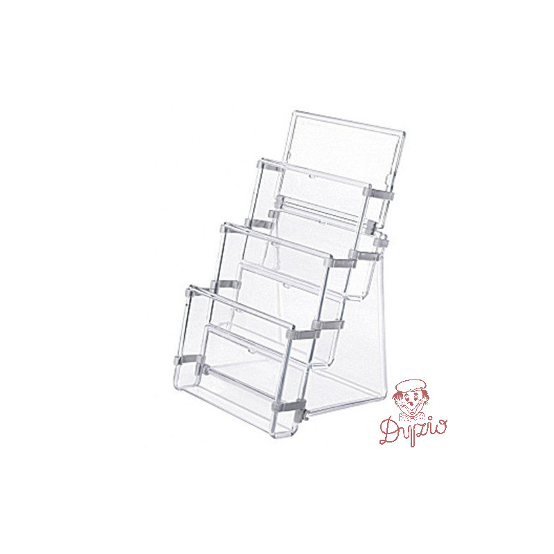Stojak na ulotki DL trzy kieszenie 0403-0048-00 PANTA PLAST