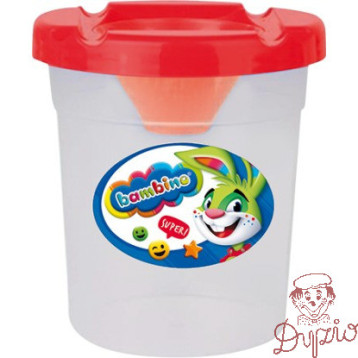 Kubek Niekapek Pojemnik na wodę pędzelki BAMBINO