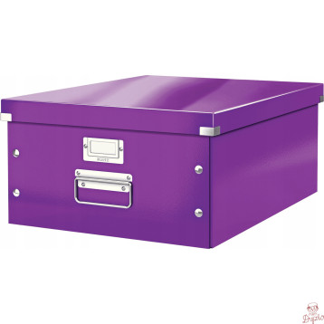 Pudełko LEITZ Click & Store A3 fioletowe 60450062