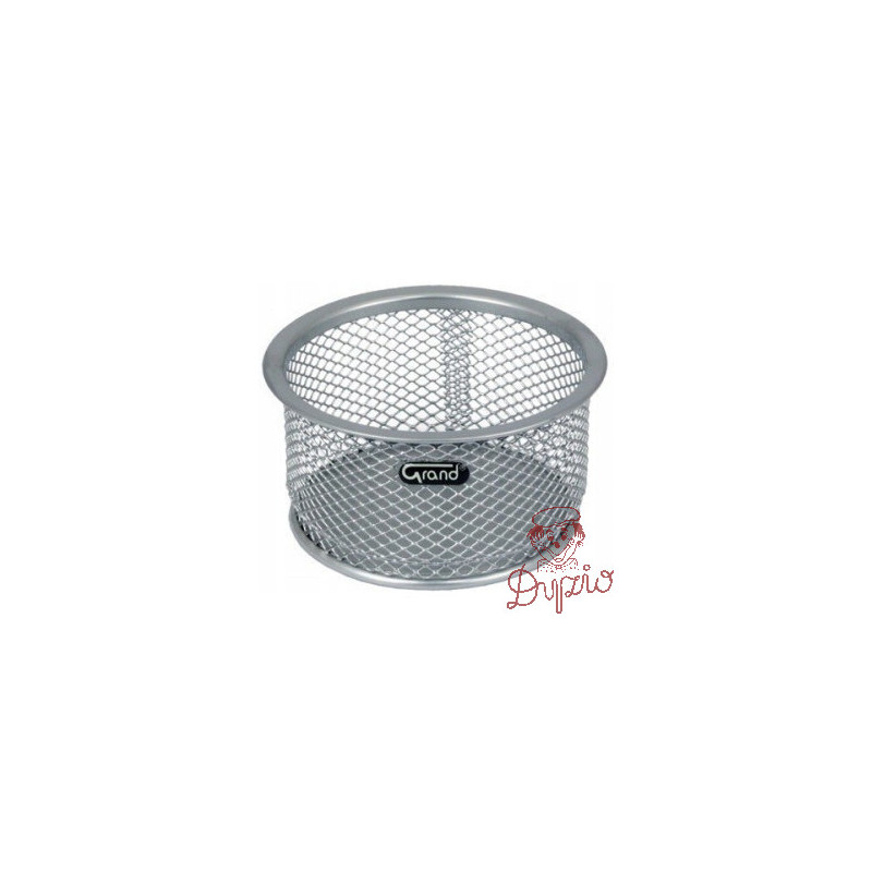 Pojemnik na spinacze srebrny metalowy GR-010S 120-1120 GRAND