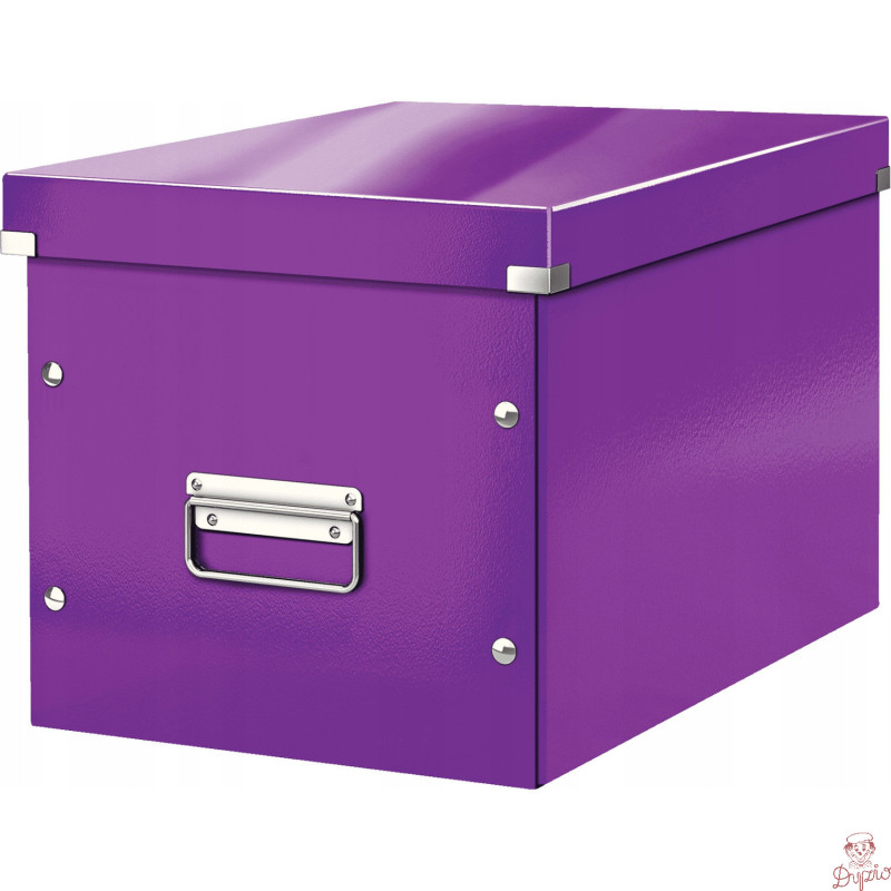 Pudło uniwersalne Click&Store rozmiar L 310x320x360mm fioletowe 61080062 LEITZ WOW