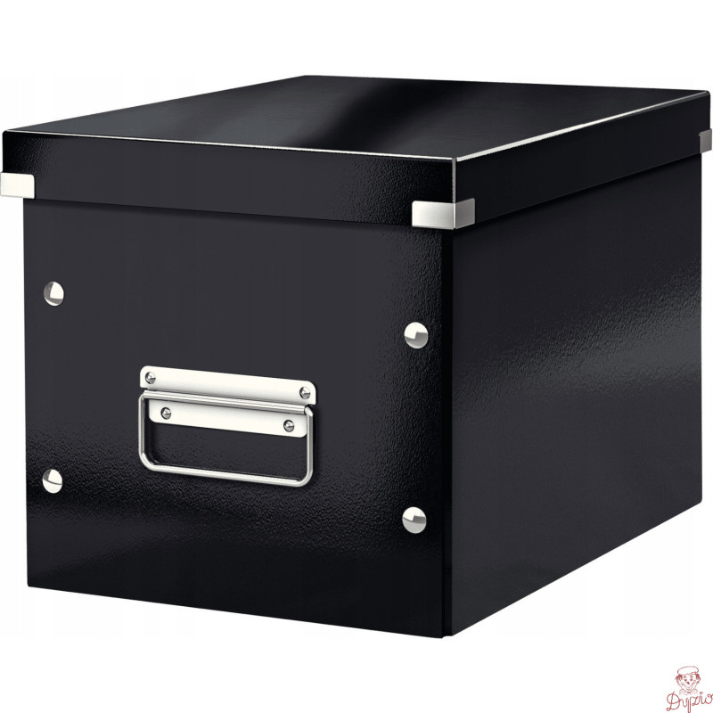 Pudło uniwersalne Click&Store rozmiar M czarne 240x260x260mm 61090095 LEITZ WOW