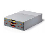 Pojemnik VARICOLOR z 3 kolorowymi szufladkami 7603-27 DURABLE