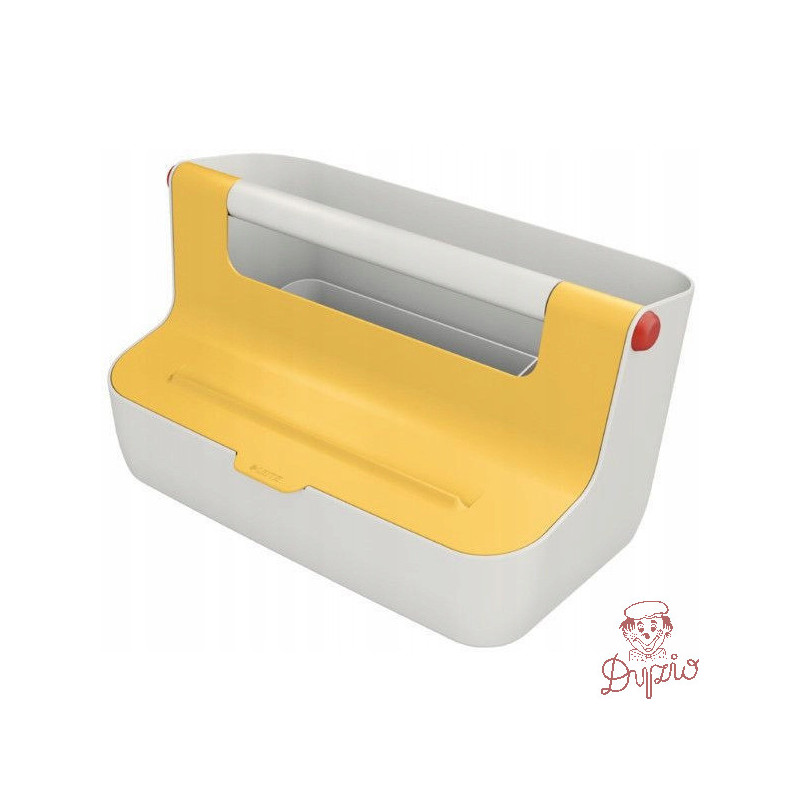 Pojemnik z uchwytem Leitz Cosy, żółty 61250019