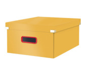 Pudełko do przechowywania Leitz Click&Store Cosy duże żółte 53490019