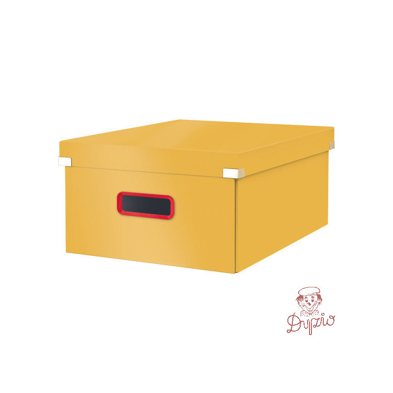 Pudełko do przechowywania Leitz Click&Store Cosy duże żółte 53490019