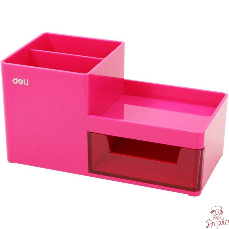 Organizer na biurko RIO różowy Z25140 DELI
