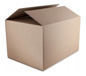 Karton wysyłkowy NATUNA 530x264x350mm tektura trójwarstwowa szara 430g