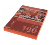 Papier ksero A4 160g KRESKA pomarańczowy 100ark