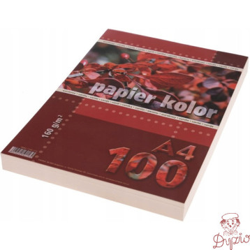Papier ksero A4 160g KRESKA waniliowy 100ark