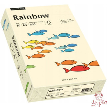 Papier ksero A4 160g RAINBOW R03 kremowy 250ark 88042257