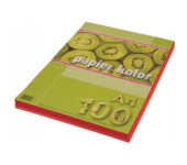 Papier ksero A4 KRESKA czerwony 100ark