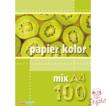 Papier ksero A4 80g KRESKA 100ark mix