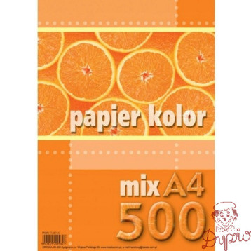 Papier ksero A4 80g KRESKA 500ark mix