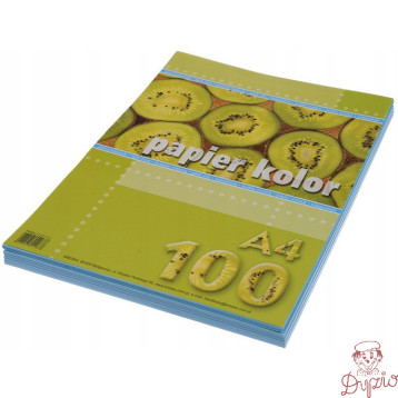 Papier ksero A4 KRESKA jasnoniebieski 100ark