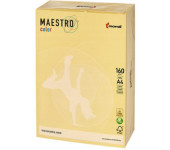 Papier ksero A4 160g MAESTRO COLOR YE23 pastel żółty (250ark)