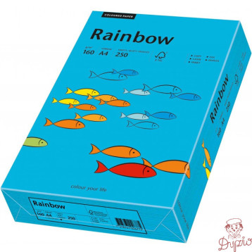 Papier ksero A4 160g RAINBOW R87 niebieski 250ark 88042747