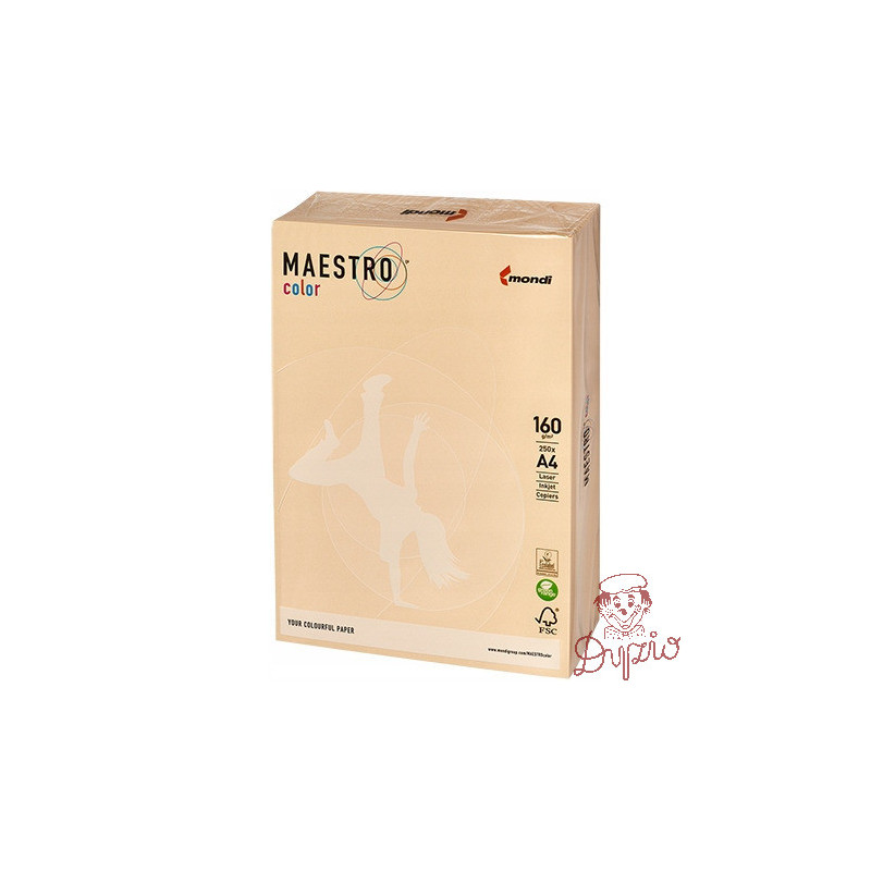 Papier ksero A4 160g MAESTRO COLOR CR20 pastel chamois (250arkuszy)