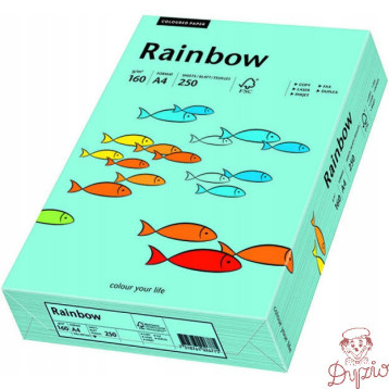 Papier ksero A4 160g RAINBOW R84 morski 250ark 88042725
