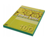 Papier ksero A4 KRESKA 100ark ciemno zielony