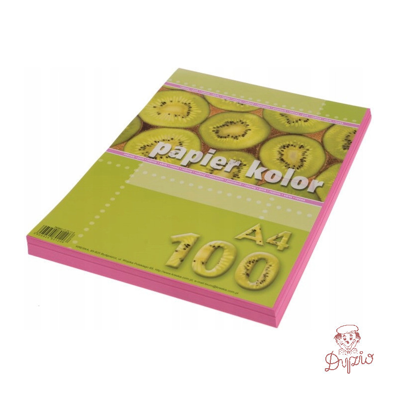 Papier ksero A4 KRESKA różowy 100ark