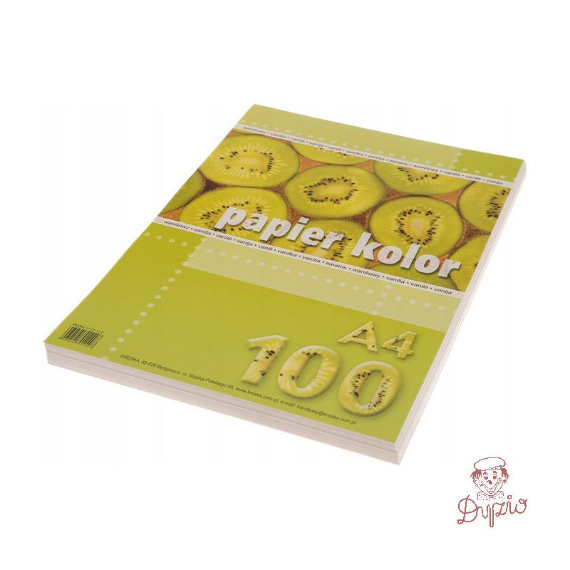 Papier ksero A4 KRESKA waniliowy 100ark