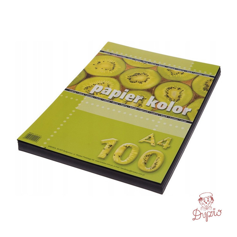Papier ksero czarny A4 80g KRESKA 100ark