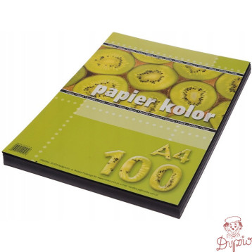 Papier ksero czarny A4 80g KRESKA 100ark