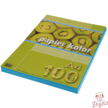 Papier ksero A4 KRESKA niebieski 100ark