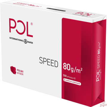 Papier ksero A3 80g POLSPEED ( 5 ryz) klasa białości CIE153