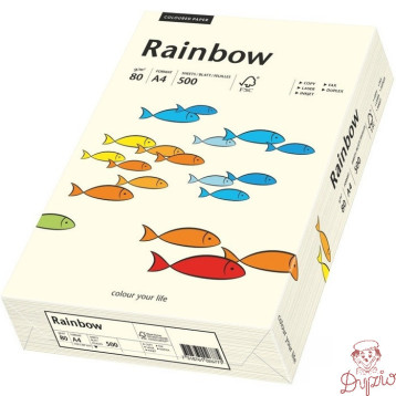 Papier ksero A4 80g RAINBOW R03 kremowy 88042249