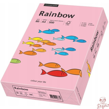 Papier ksero A4 80g RAINBOW R55 różowy 88042541